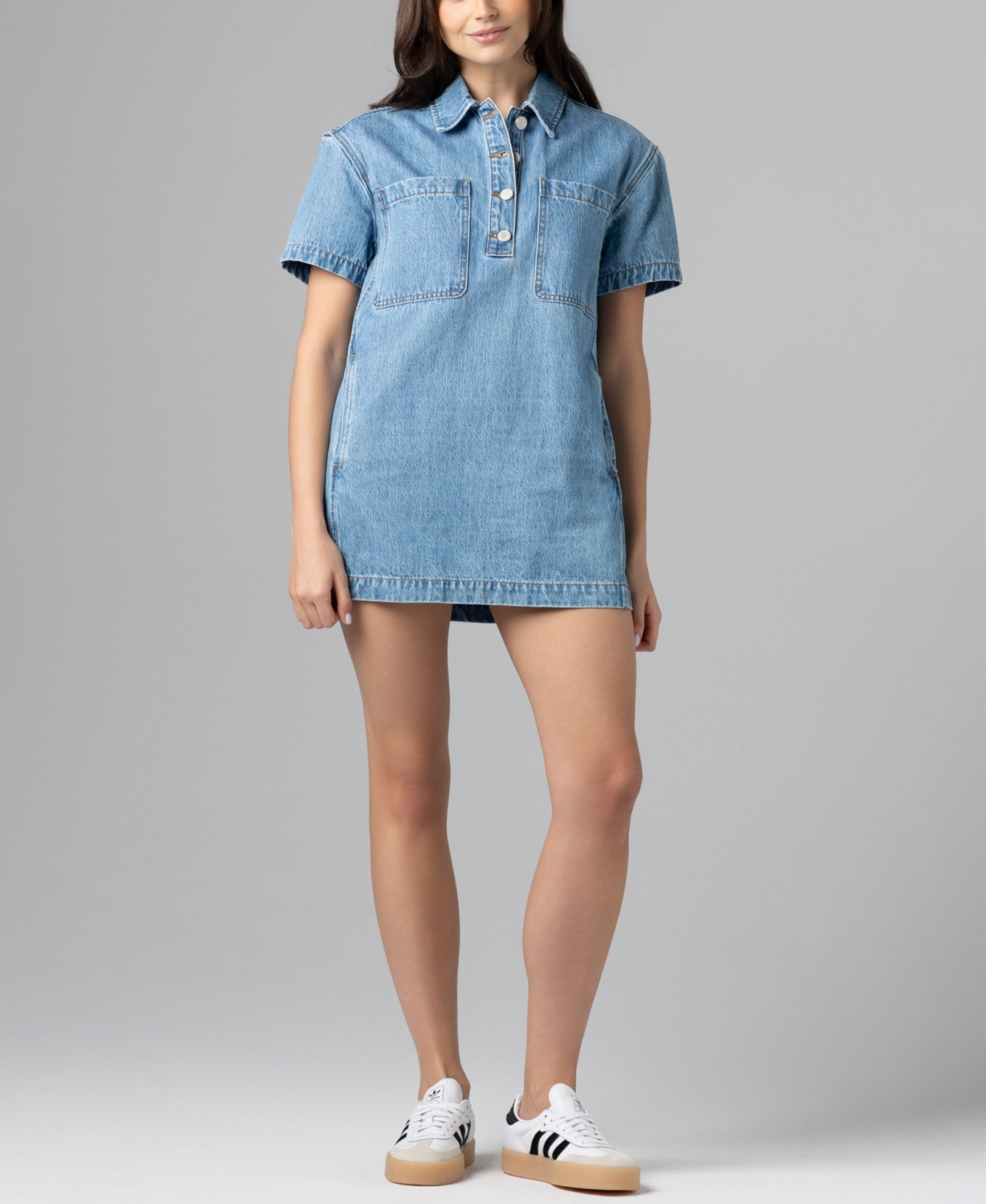 BLANK NYC Women's Denim Shift Dress