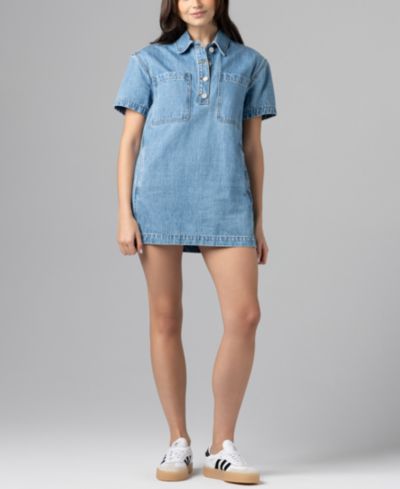 BLANK NYC Women's Denim Shift Dress