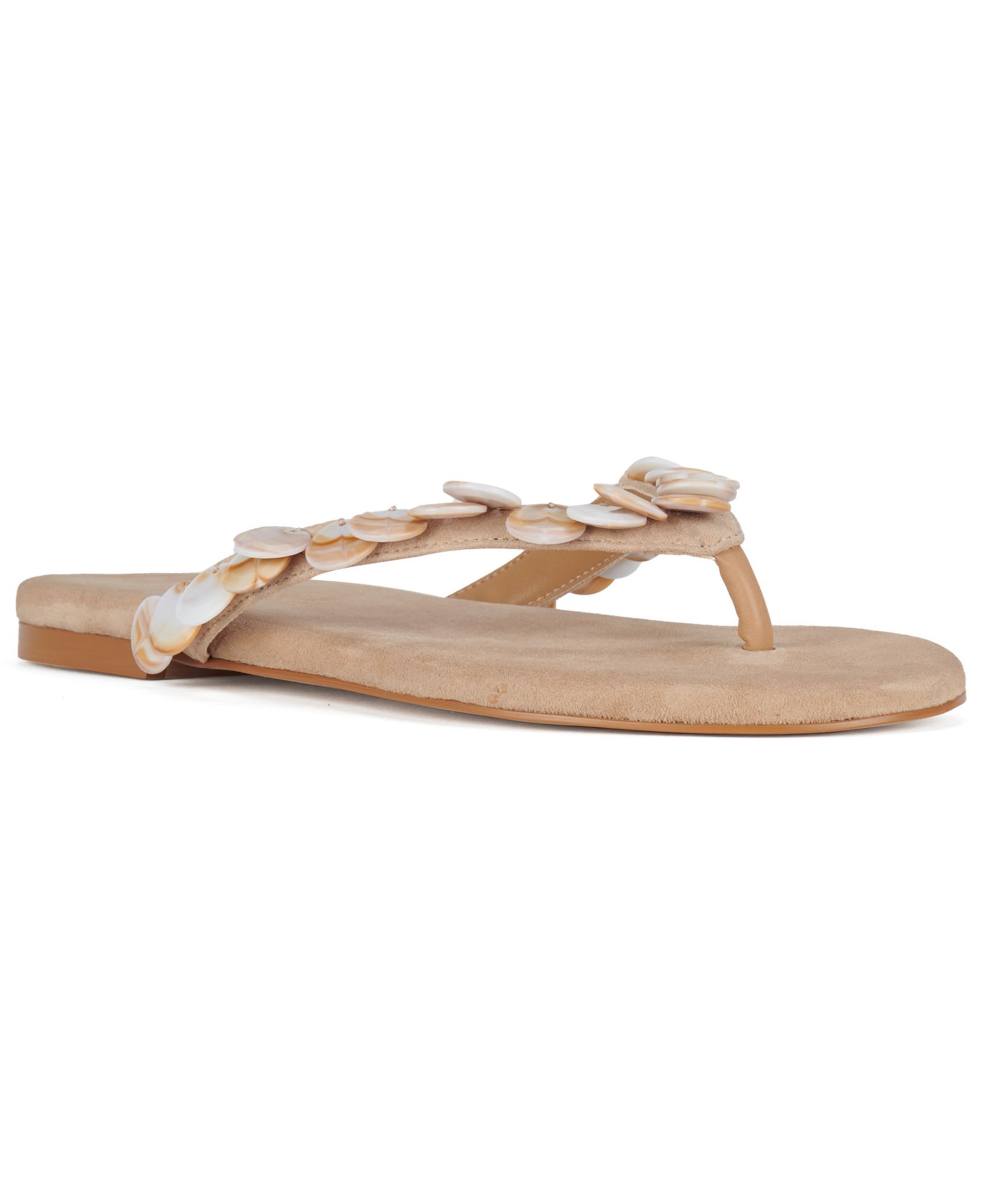 Jeffrey Campbell Women's Moana Shell Flat Sandals