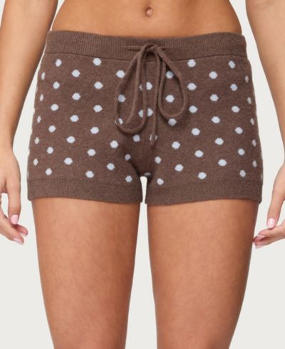 Женские шорты Edikted Kenny Polka Dot Knit