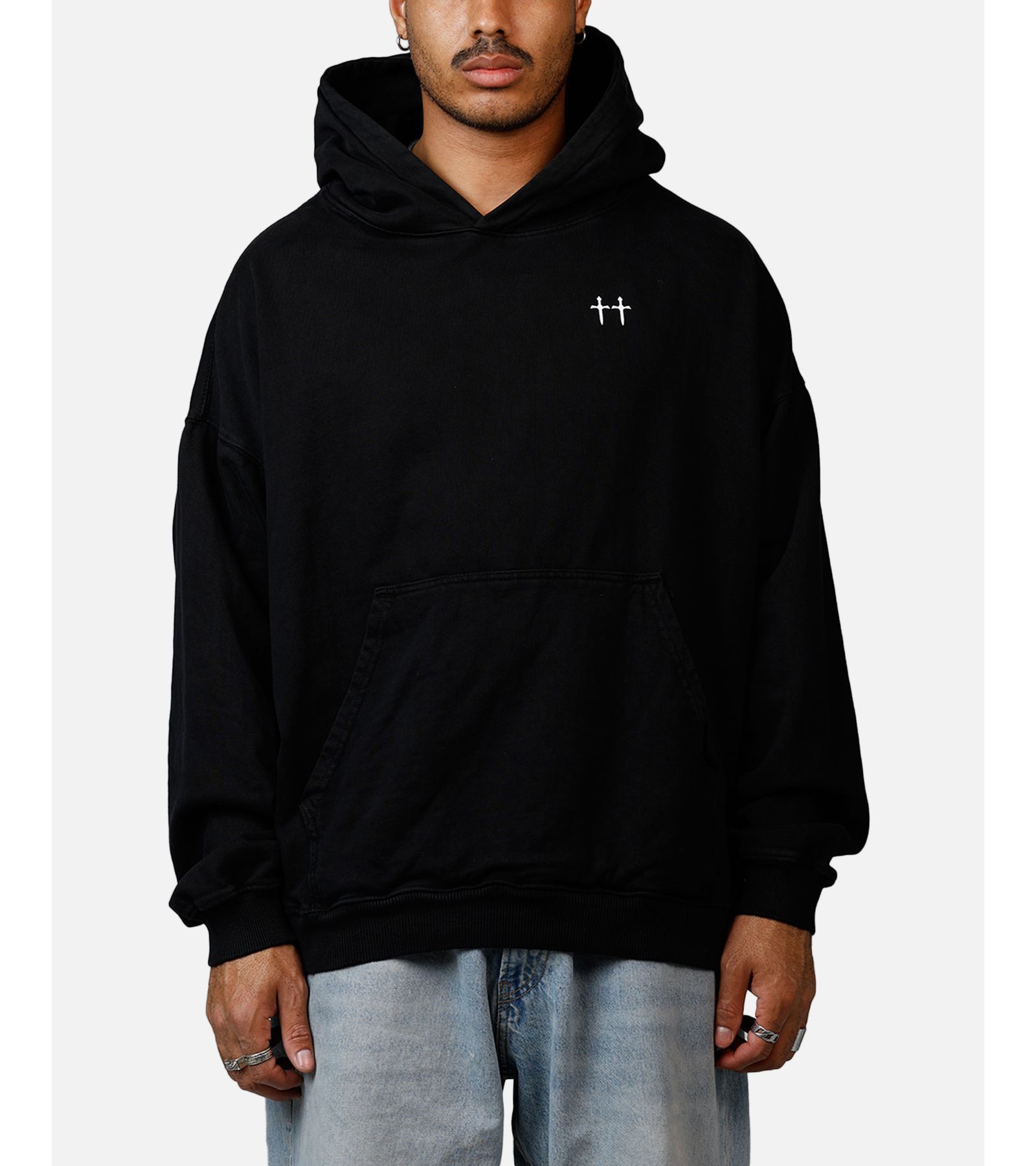 Мужское худи SAINT MORTA Ye Old Boxy Black L