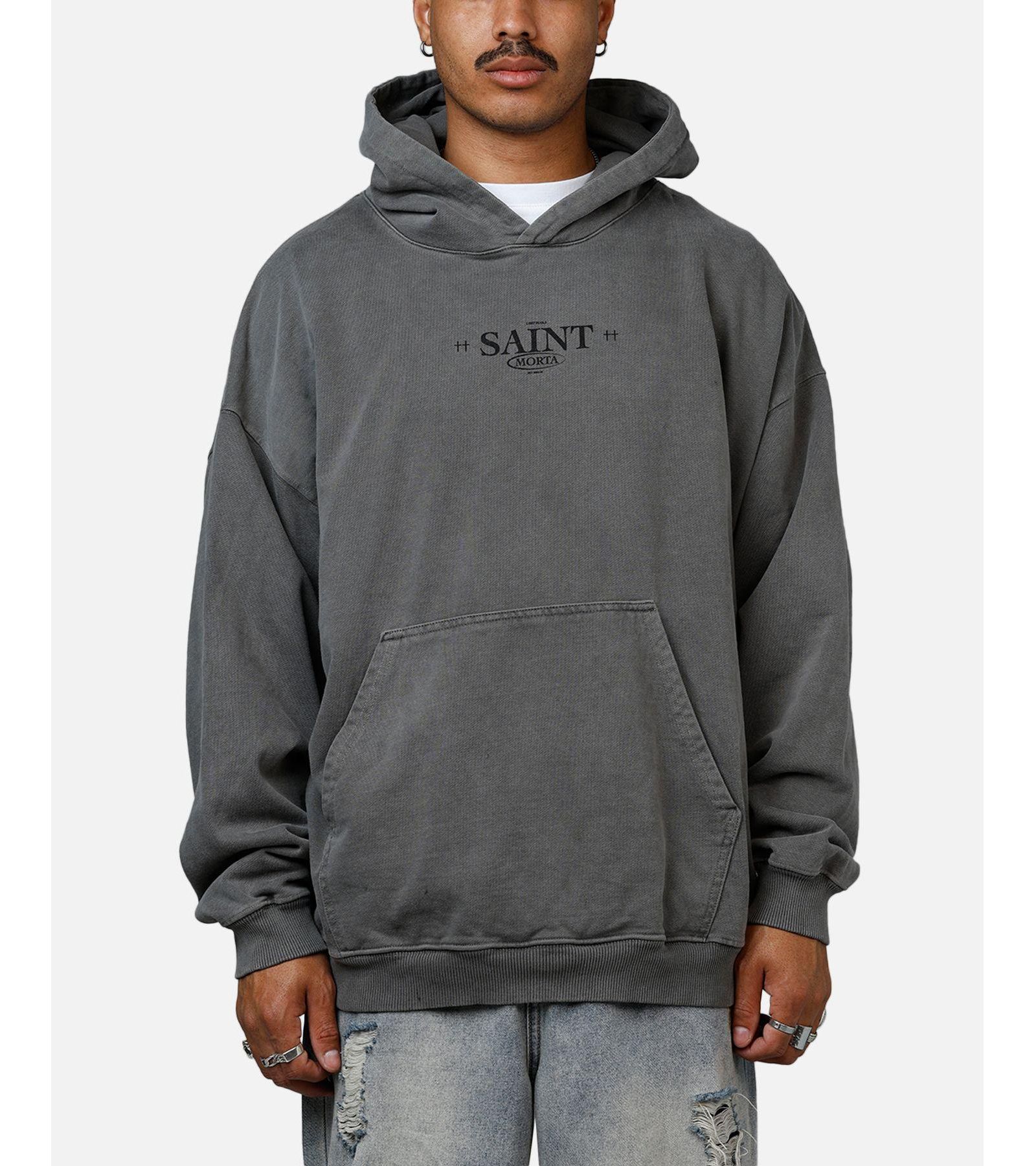 Женское худи Saint Morta Women's Lost Souls Premium Washed Charcoal