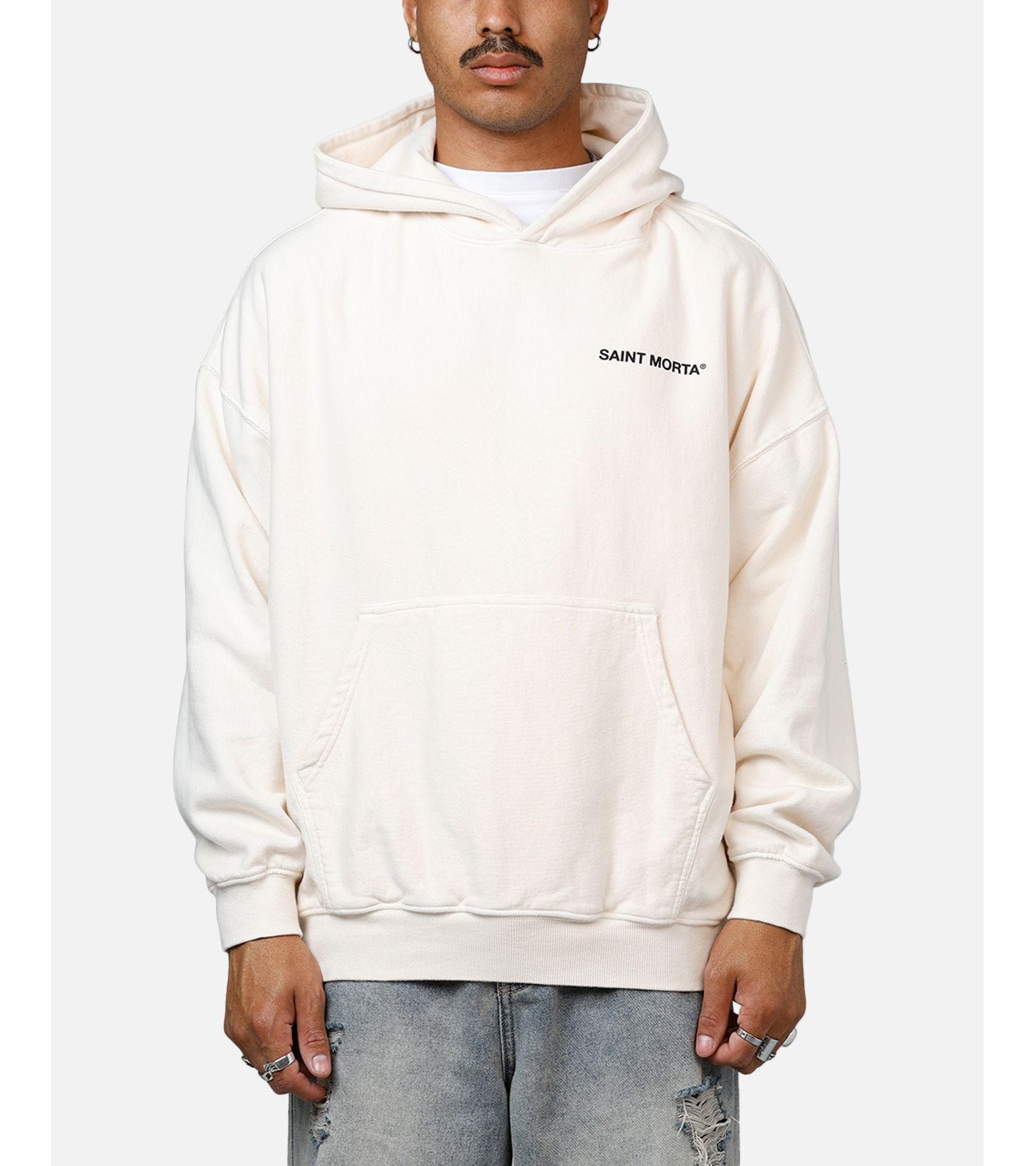 SAINT MORTA Men's Awakening Premium Hoodie Off White