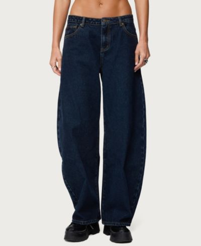 Edikted Женские джинсы Jillian Low Rise Oversized Barrel