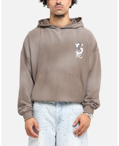 SAINT MORTA Мужское худи Gothic Distressed Zip