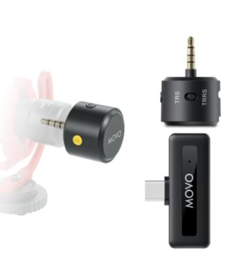 Movo беспроводной адаптер микрофона WM-VXR10 для USB-C/iPhone 15 и Android