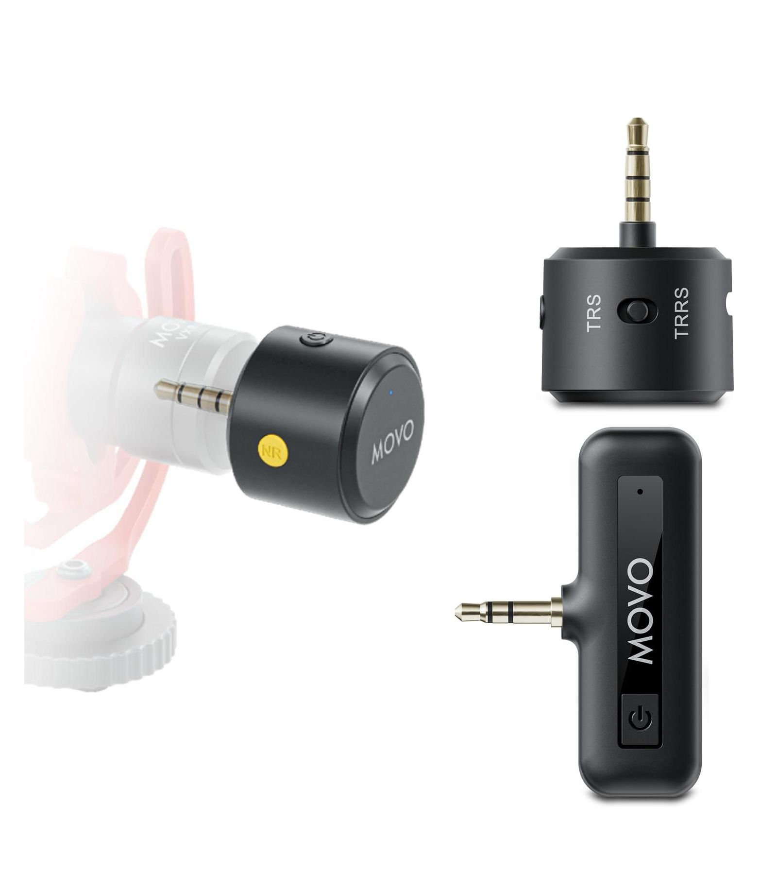 Movo Wm-Vxr10 Wireless Shotgun Mic Adapter for VXR10, VXR10-Pro, and Rode VideoMicro