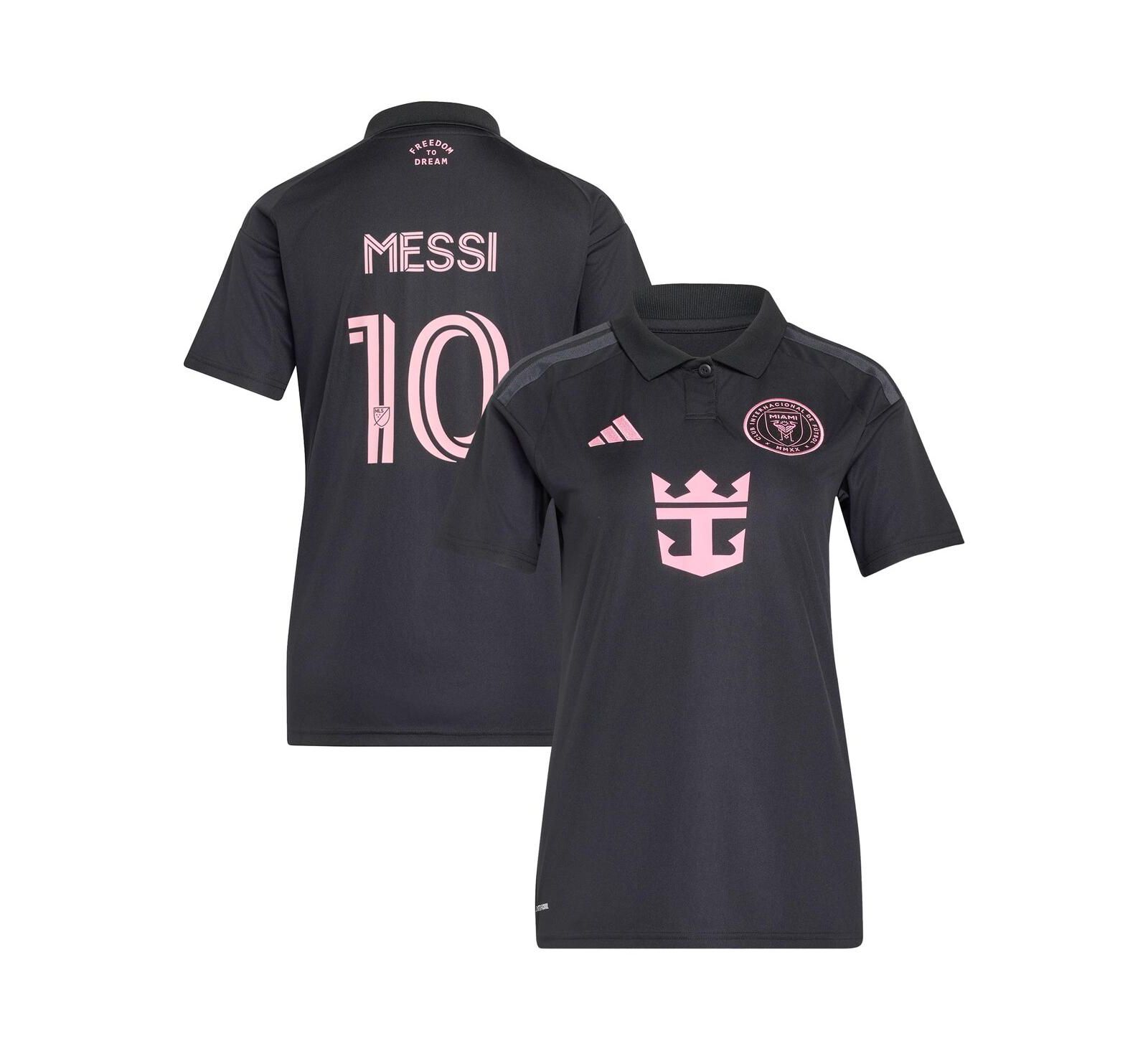 Adidas Женская реплика джерси Lionel Messi Inter Miami CF 2026 Presagio, черная