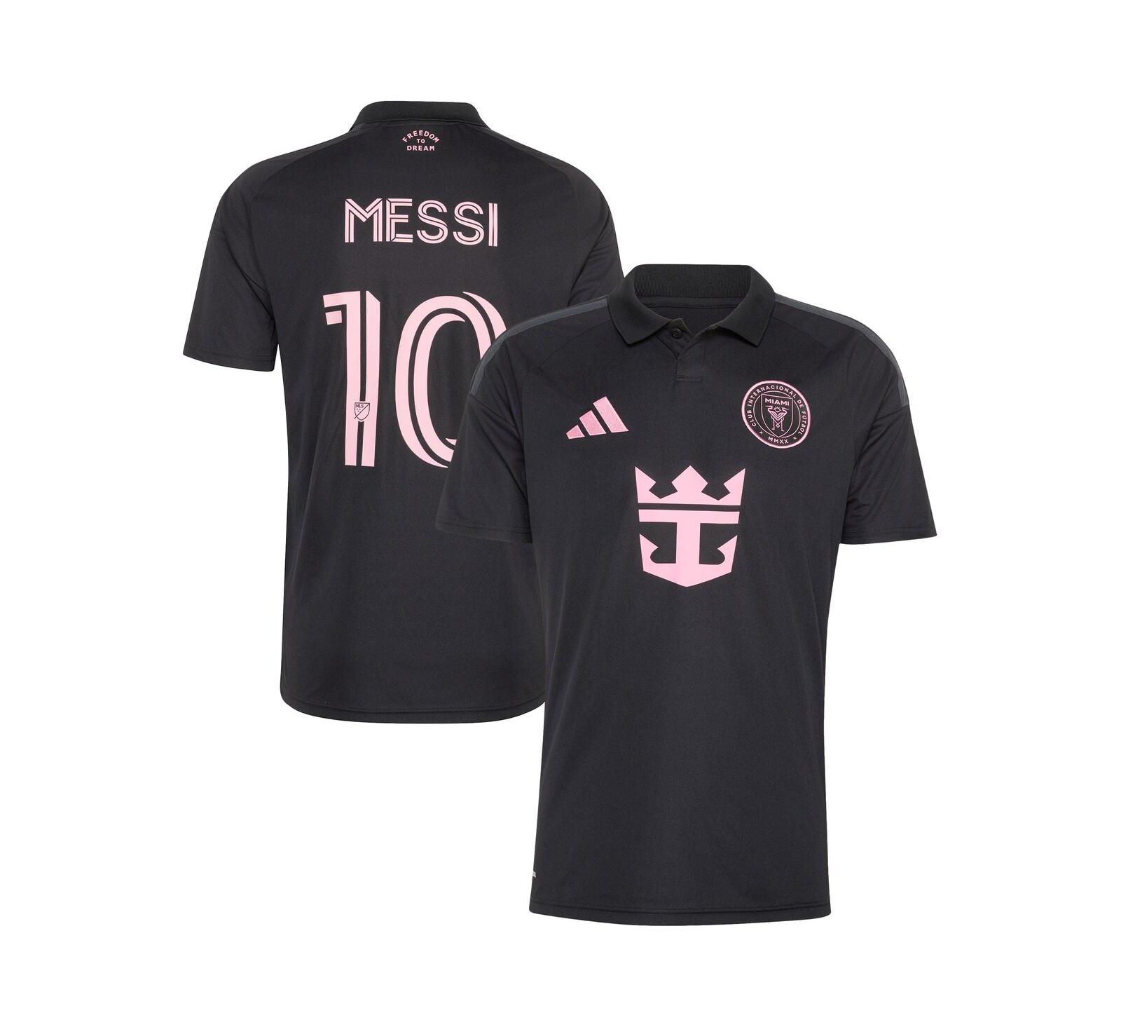 Мужская джерси Adidas Men's Lionel Messi Black Inter Miami CF 2026 Presagio Replica