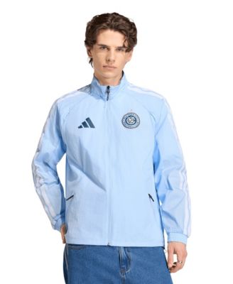Men's adidas Light Blue New York City FC 2026 Anthem Raglan Full-zip Jacket