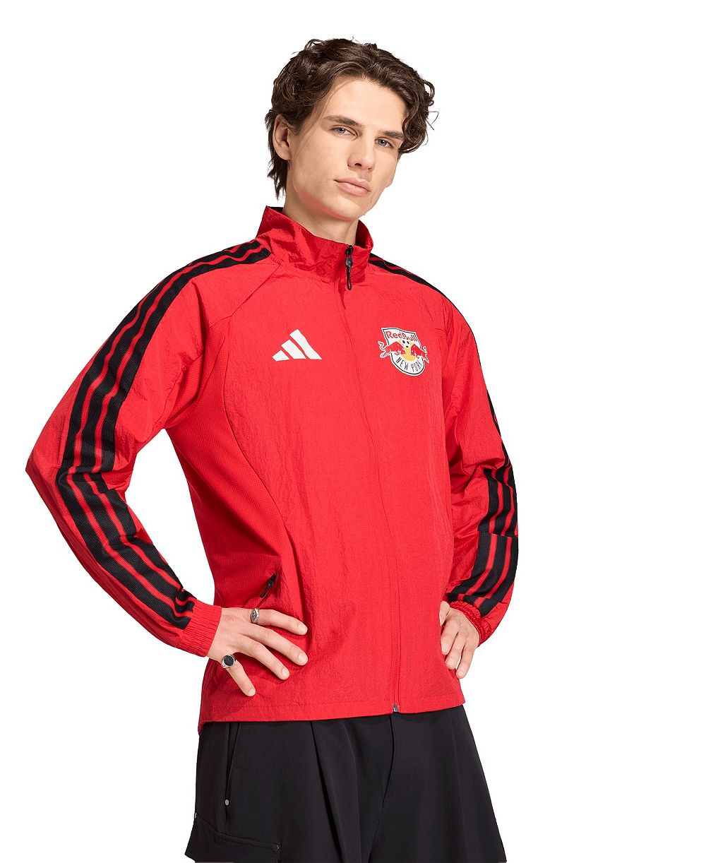 Adidas Men's Red New York Red Bulls 2026 Anthem Raglan Full-Zip Jacket