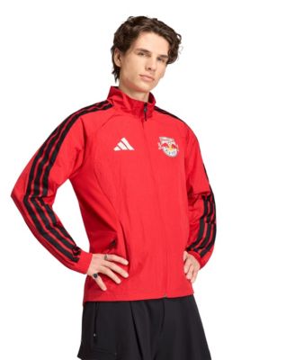 adidas Мужская куртка Adidas Red New York Red Bulls 2026 Anthem Raglan Full-Zip