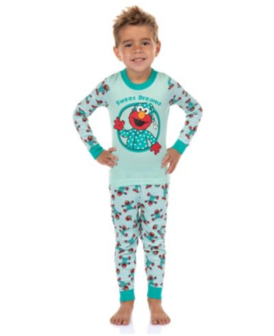 Sesame Street Детский пижамный комплект Elmo 2PC Tight-Fit Lounge Sleep Set