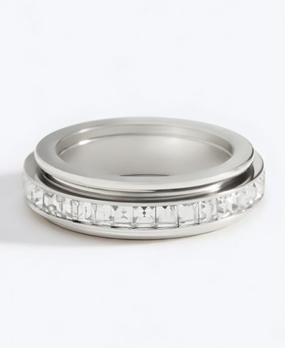 Mint & Lily Crystal Statement Spinning Fidget Ring