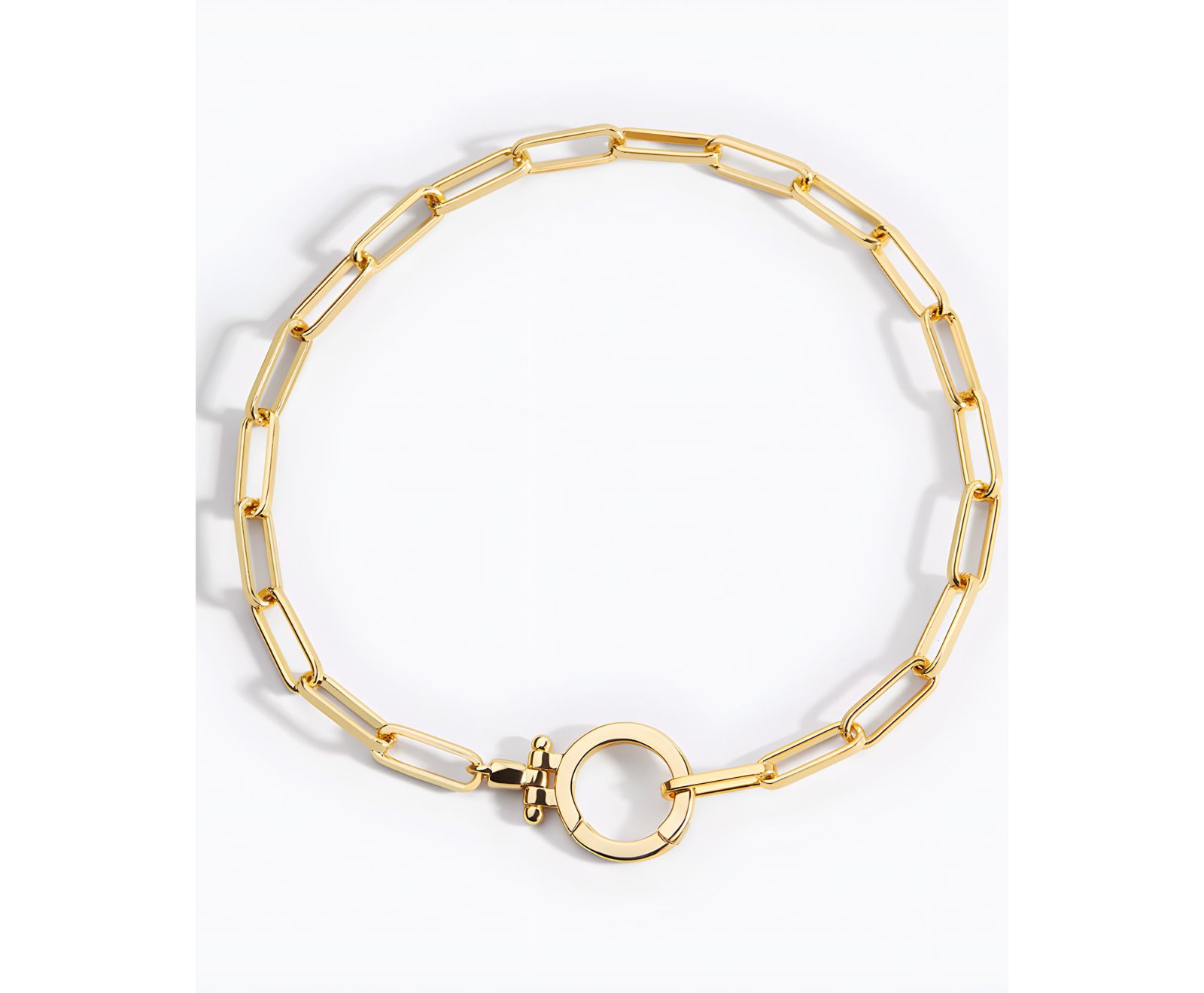 Mint & Lily Mint Paperclip Bracelet