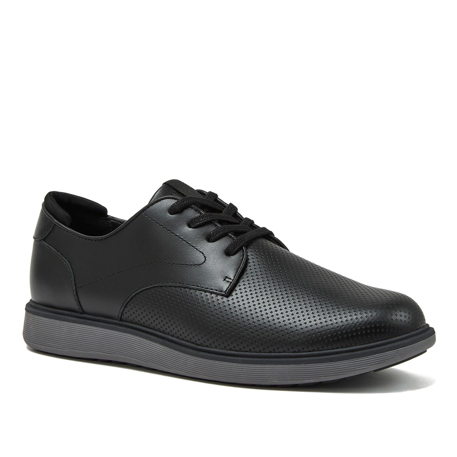 Lands' End Men's Leather Lace Up Derby Oxfords