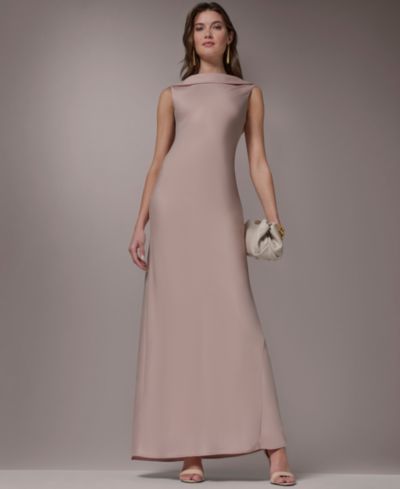 Женское бальное платье Donna Karan New York с вырезом лодочкой