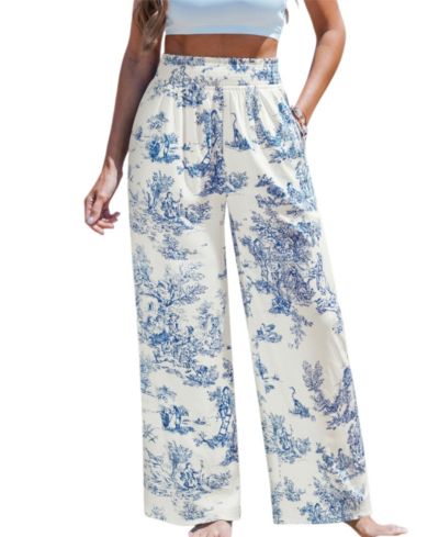 Cupshe Women's Into the Woods Floral Pants