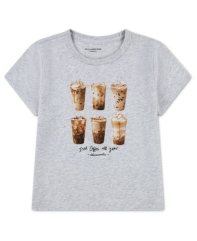 Детская футболка abercrombie kids Iced Coffee Classic Crewneck