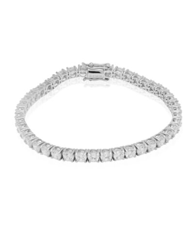 Macy's Lab Grown White Sapphire (14.28 ct. t.w.) Bracelet in Sterling Silver (Also Available in Lab Grown Ruby)