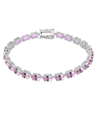 Браслет Macy's с аметистом (10.35 ct. t.w.) в стерлинговом серебре