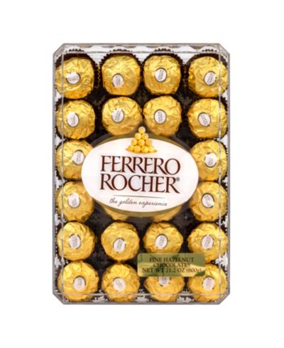 Подарочный набор шоколадных конфет Ferrero Rocher с фундуком, 48 шт.