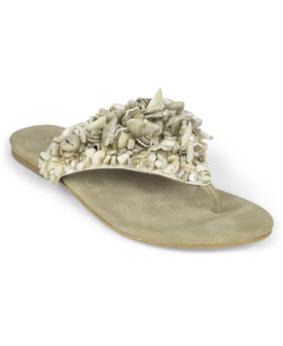 Женские сандалии Jeffrey Campbell Tidal Wave Shell Thong Flat