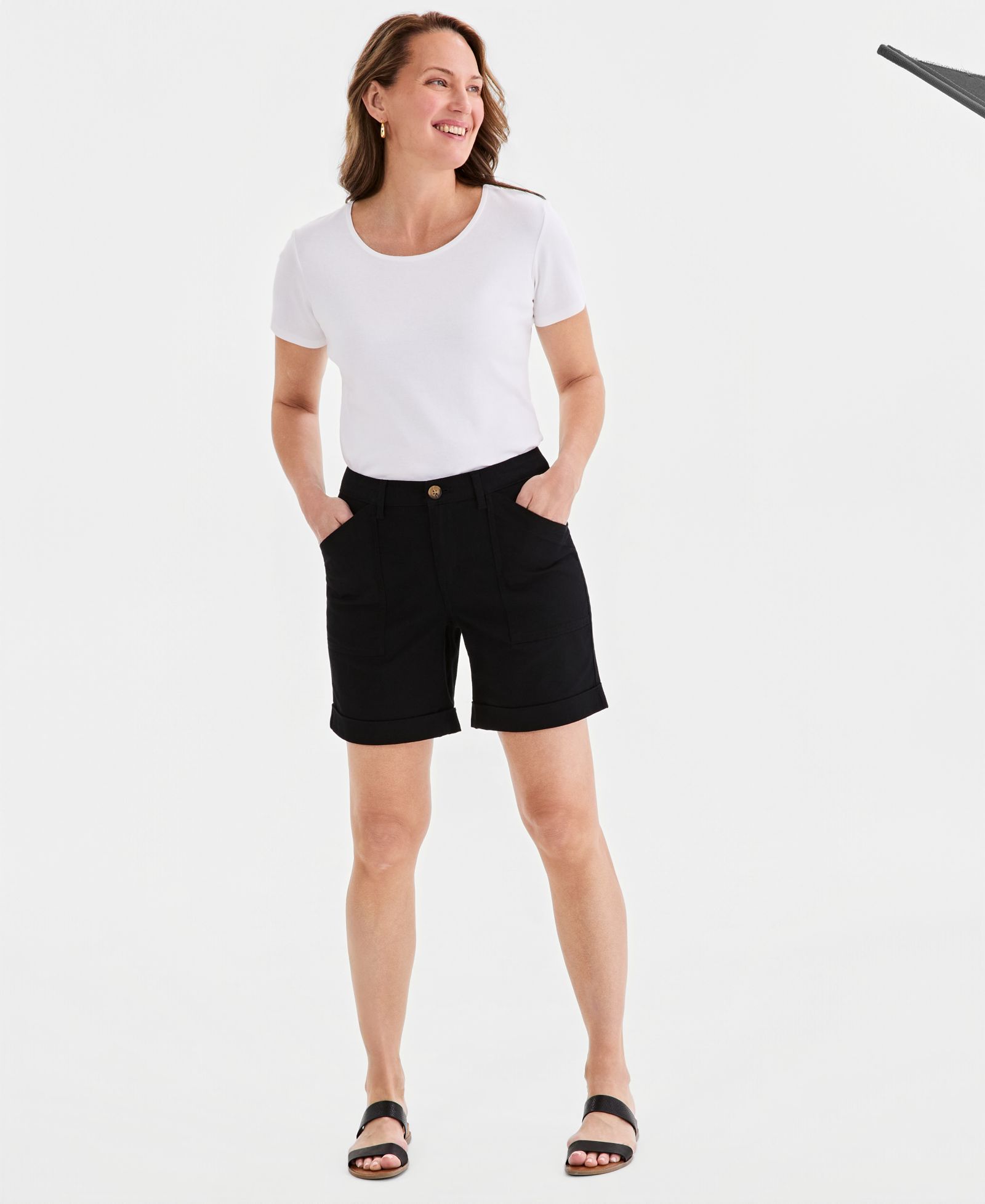 Шорты Style & Co Petite Cuffed Utility