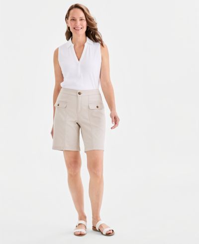 Style & Co Women's High-Rise Bermuda Shorts, Macy's Exclusive