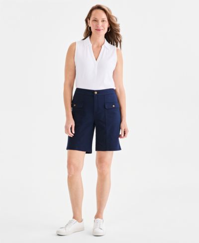 Style & Co Women's High-Rise Bermuda Shorts, Macy's Exclusive