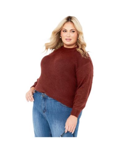 AVENUE Plus Size Women's  Paige Sweater