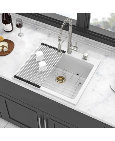 Кухонная мойка flynama huluwat White Quartz Composite