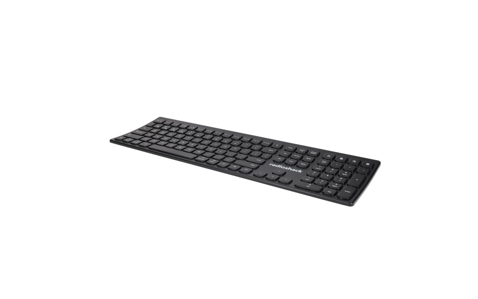 RadioShack эргономичная изогнутая клавиатура 3-в-1, USB / 2.4GHz / Bluetooth 5.1, 111 клавиш