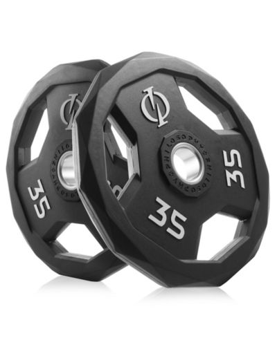 Набор весов Philosophy Gym 2 штуки Rubber Coated Olympic Grip (35 LB)