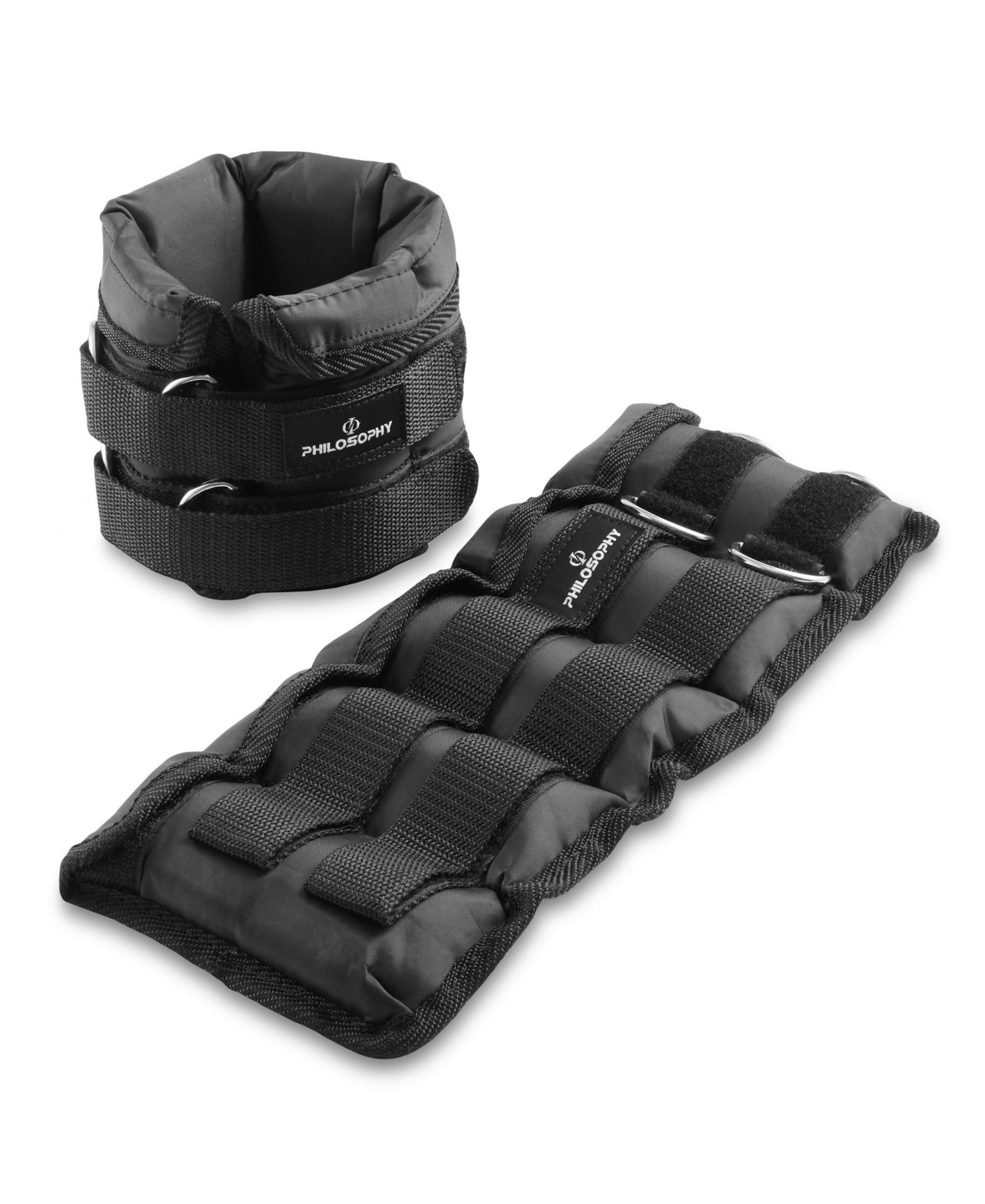 Утяжелители Philosophy Gym 5 LB Adjustable Ankle Wrist Weights Pair, Arm Leg Weight Straps Set, 2.5 LB each