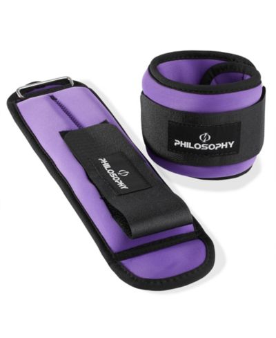 Утяжелители для лодыжек и запястий Philosophy Gym, набор из 2 шт, 2 lb каждый
