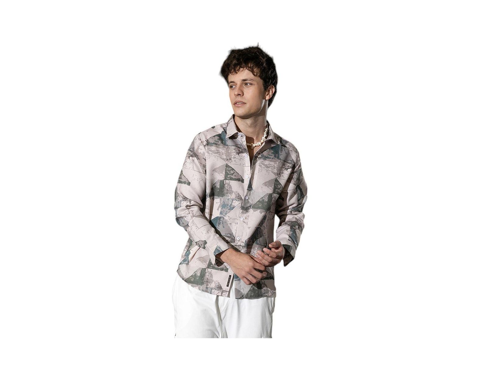 Campus Sutra Men's Faded Alps Shirt