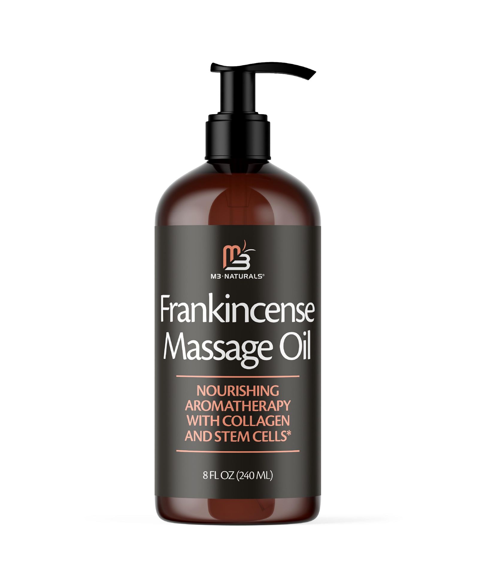 M3 Naturals массажное масло с ладаном Frankincense, 8oz