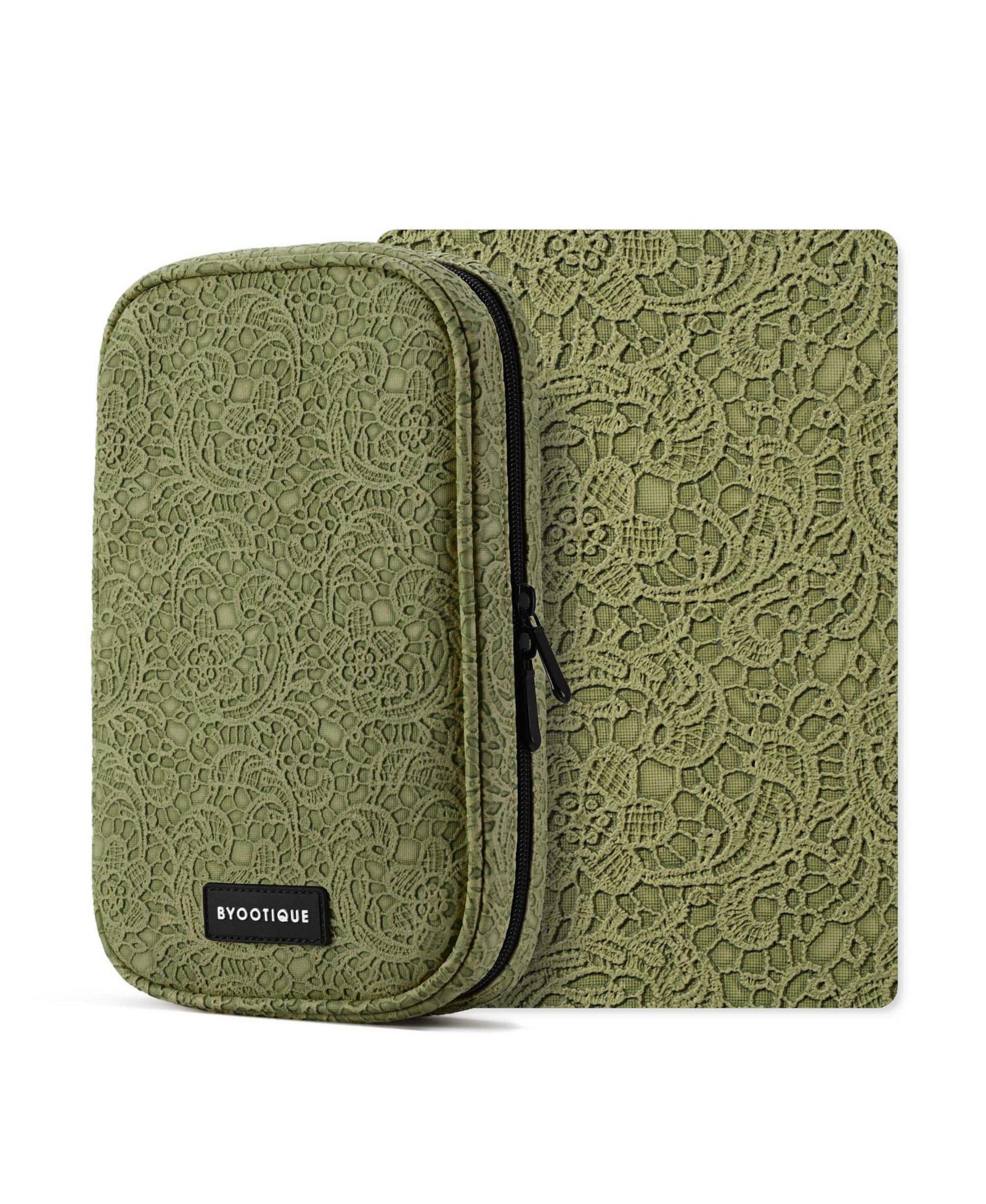 Косметический чехол для кистей Byootique Travel Makeup Brush Holder, Rococo Green