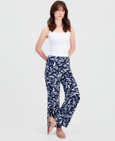 Женские трикотажные брюки JM Collection Printed Knit Pull-On