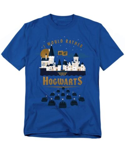 Harry Potter Men's I Would Rather Be At Hogwarts T Shirt