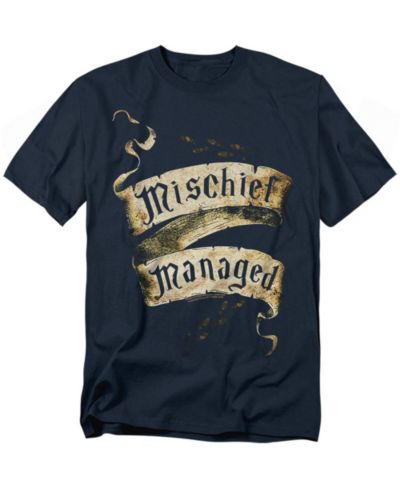 Мужская футболка Harry Potter с надписью Mischief Managed