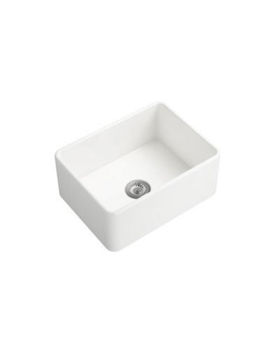 Кухонная мойка flynama White Farmhouse из керамики, глубокая