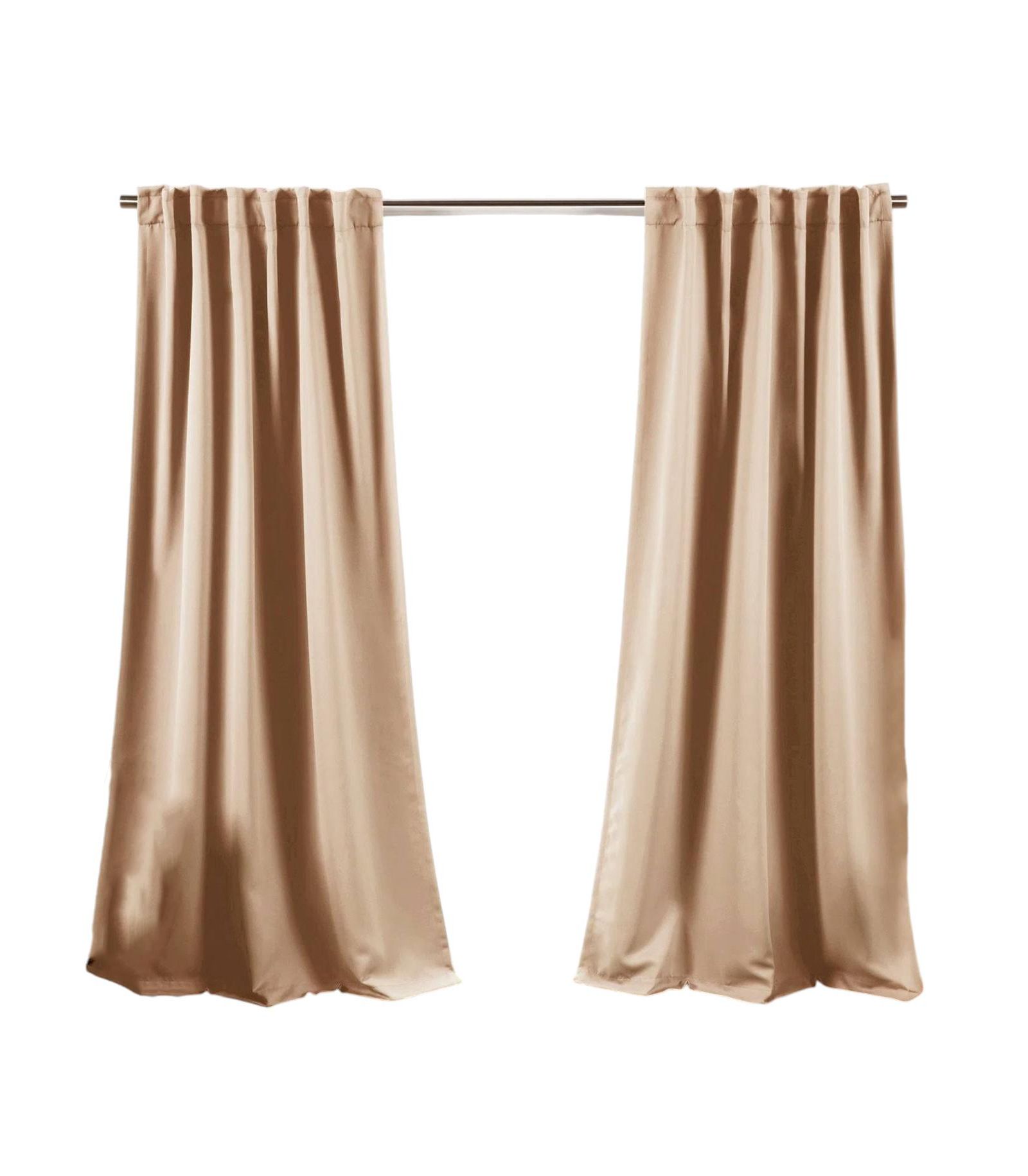 Термошторы Slickblue Beige Cream Blackout, 52x96, комплект 2 шт.