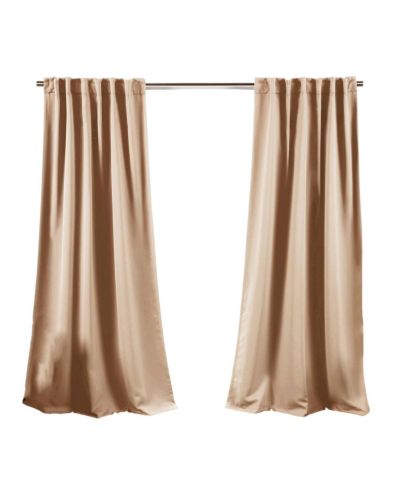 Термошторы Slickblue Beige Cream Blackout, 52x96, комплект 2 шт.