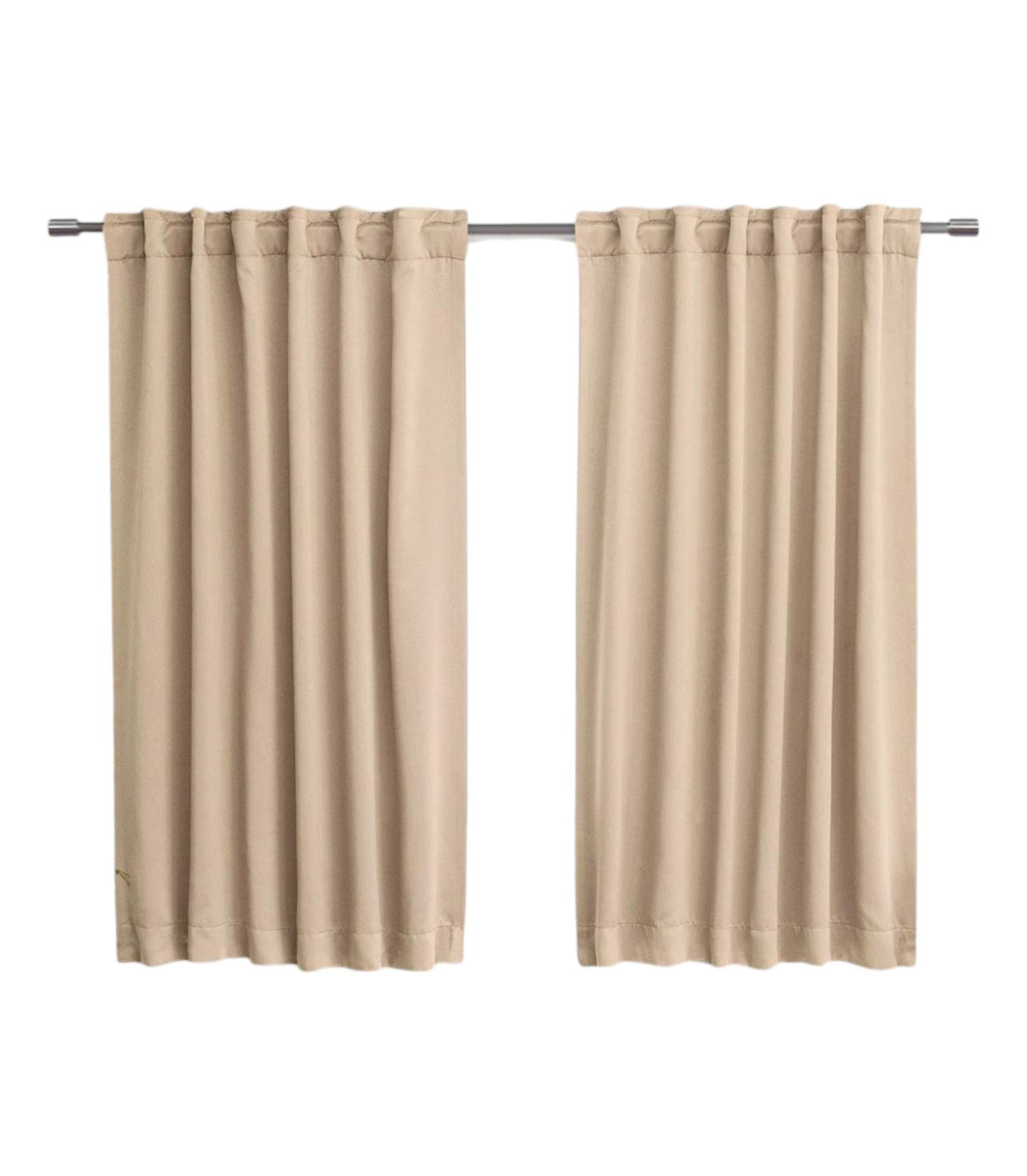 Комплект из 2 штук штор Slickblue 52x54 Inch Beige Thermal Blackout