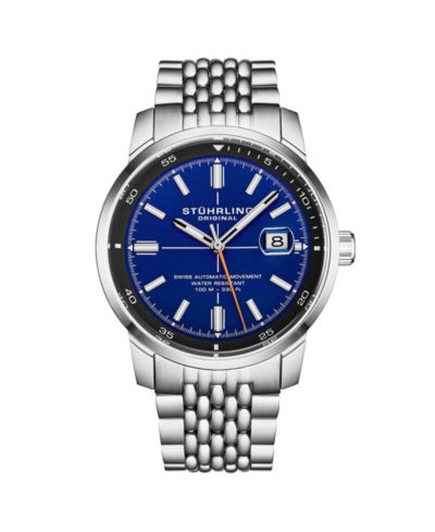 Matte blue dial