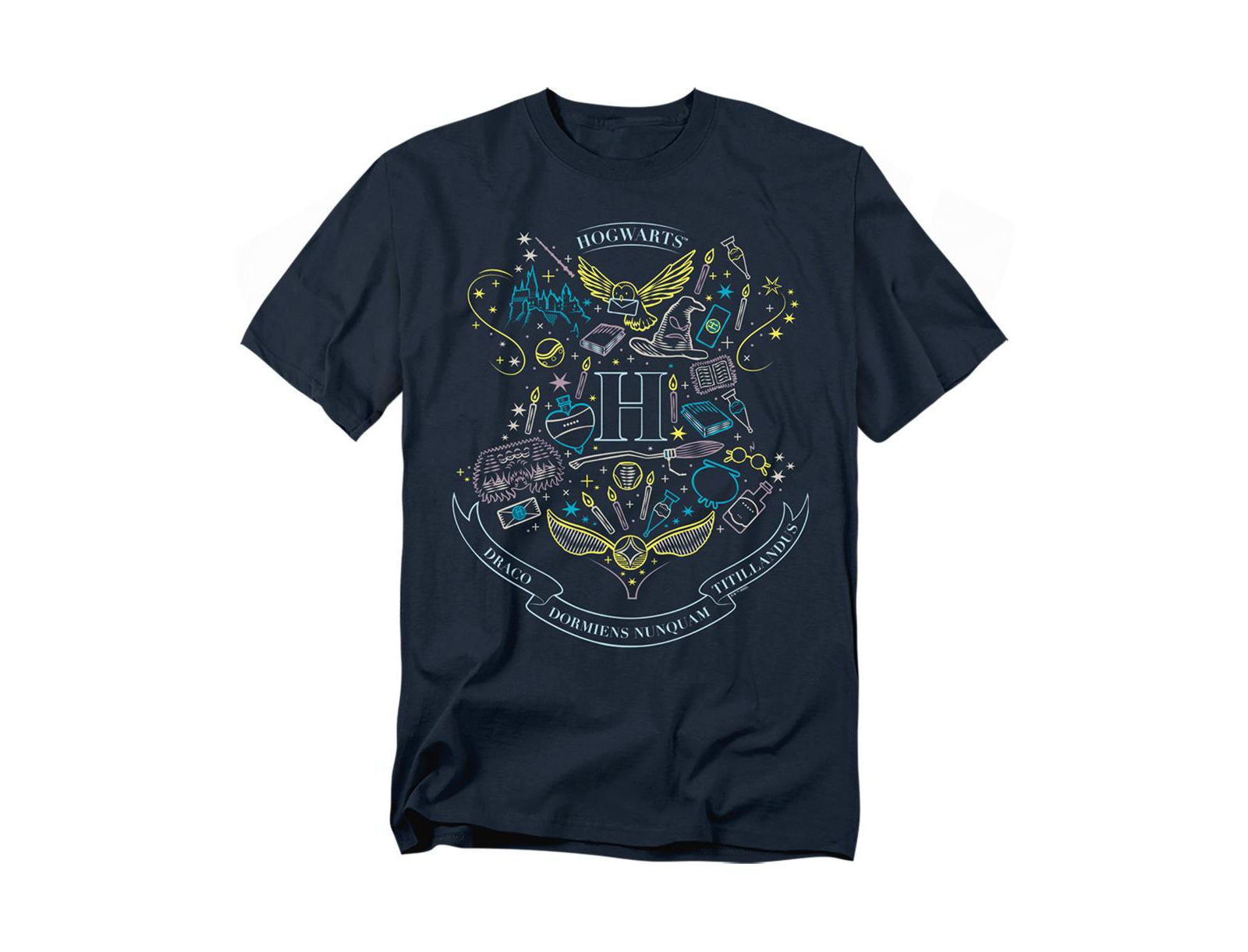 Harry Potter Men's Iconic Hogwarts T Shirt