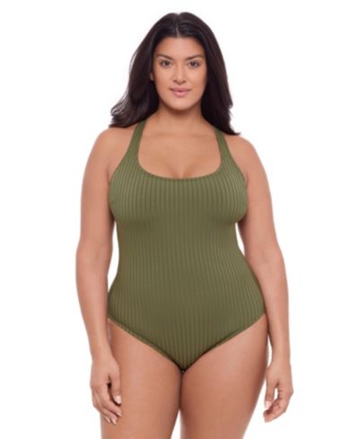 S3 Apparel Женский сглаживающий и моделирующий слитный купальник с перекрестным спинкой и рельефным трикотажем