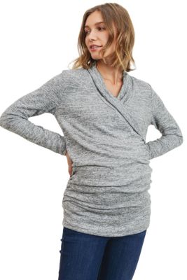 Женский топ для кормления Hello Miz V Neck Wrap Long Sleeve